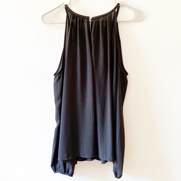BOLD elements | L | Women’s Black Cut-Out Cold Shoulder Blouse - Picture 3 of 5